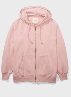 Buy Zipped Drawstring Hoodie in UAE