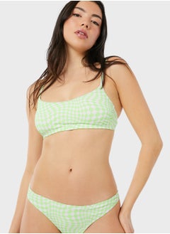 Buy High Leg Printed Bikini Bottom in UAE