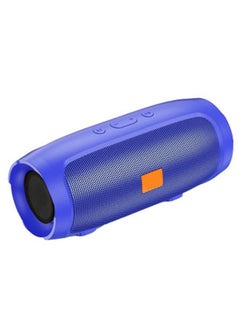 Buy GELESE Smart wireless bluetooth speaker outdoor card subwoofer small audio voice broadcast mini speaker blue in Saudi Arabia