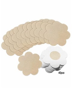 Buy 40 Pcs Nipple Breast Covers, Pasties Adhesive Bra Disposable Features a Self Adhesive Design that Stays in Place and Removes Easily from the Skin, Perfect for Tank Top, Halter in Saudi Arabia