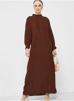 Buy Pintuck Detail Dress in Saudi Arabia