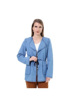 Buy ESLA Tencel Jacket Sky Blue in Egypt