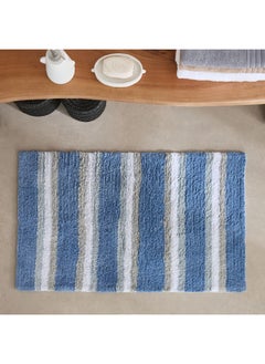 Buy Milton Nikan 2-Piece Cotton Bath Mat Set 50 X 80 Cm in Saudi Arabia