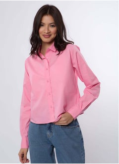 Buy Fancy Cropped Shirt With Long Sleeves in Egypt