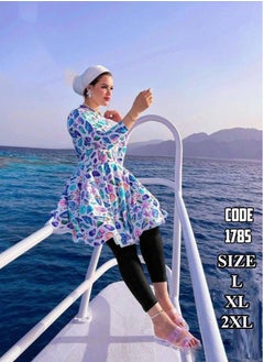 Buy Burkini Waterproof Swimsuit, Size XL, Code 1785 in Egypt