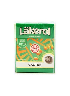 اشتري 12-Pack Lakerol Licorice Sugar Free Pastilles Stevia (12-Pack Cactus) في الامارات