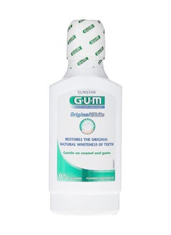 اشتري Original White Mouthrinse Mouthwash Restores Original Natural Whiteness of Teeths Gentle on Enamel and Teeths Alcohol Free With Vitamin E and Allantoin Anti Bacterial Action 300ml في الامارات