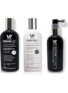 Buy Watermans Hair Growth Shampoo, Conditioner and Elixir for Men and Women - Combo Pack in UAE