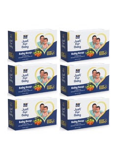 اشتري Just for Baby Soap 125gm, Pack of 6 في الامارات