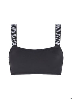 Buy Women's Bandeau Bikini Top - Intense Power, Black in Saudi Arabia