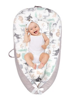 اشتري Baby Recliner Baby Sleep Cot Super Soft and Breathable Portable Cotton Newborn Bassinet Mattress Baby Bionic Bedroom في الامارات