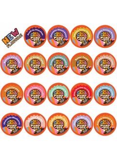 Buy Flavored Coffee in Single Serve Coffee Pods - Flavor Coffee Variety Pack for Keurig K Cups Machine from Crazy Cups, 20 Count in UAE