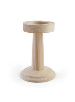 Buy Walton Pillar Candle Holder 10X14.5cm - Natural in UAE