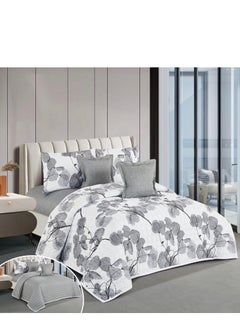 Buy A printed summer double bed sheet to give you comfort and elegance in Saudi Arabia