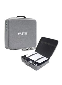 اشتري Carrying Case for PS5, Portable Waterproof Hard Shell Larger Capacity Fits for PS5 Models Travel Case في السعودية
