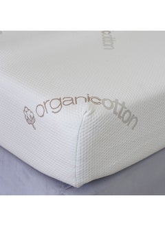 Buy Biofoam King Mattress Medium Firm Feel Spine Balance For Pressure Relief L200xW180 cm Thickness 23 cm White in UAE