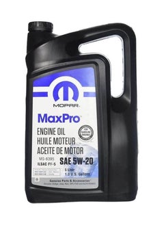 Buy Mopar Genuine Engine Oil Max-Pro SAE 5W-20 Motor Oil 5-liter (1.3 U.S. GAL) in UAE