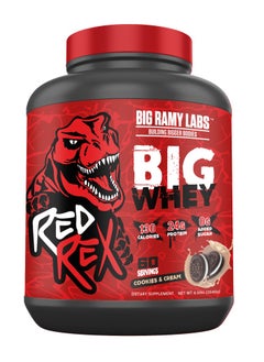 اشتري RED REX -BIG WHEY-COOKIES & CREAM -2040 g في مصر