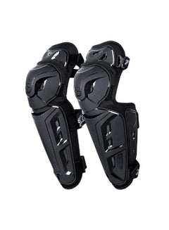 Buy 2Pcs Motorcycle Knee Shin Guard Pads for Men, Anti-slip 2 in 1 Protector Bendable Adjustable Motocross Knee Protection Armor Racing Protective Gear for Cycling in UAE