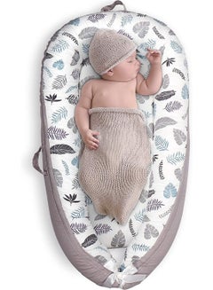 Buy Baby Lounger & Baby Nest,  Breathable Cotton & Ultra Soft Infant Crib, Portable Baby Bed for Bedroom Travel Camping in Saudi Arabia