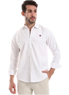 اشتري Regular Fit Long Sleeve Linen Men's Shirt في مصر