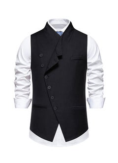 Buy New Slanted Placket Single Breasted Suit Vest in UAE