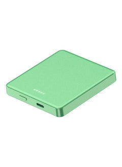 اشتري 10000.0 mAh 10000mAh Fast Magnetic  Portable Power Bank Charger for Apple iPhone 12 series Green/Black في الامارات