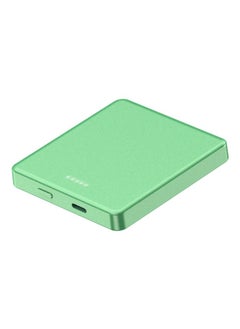 اشتري 10000.0 mAh 10000mAh Fast Magnetic  Portable Power Bank Charger for Apple iPhone 12 series Green/Black في الامارات