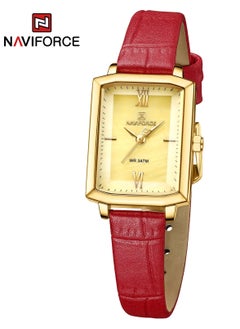 Buy NAVIFORCE NF5039 Square Edition with Leather Strap for LADIES, 2024 in UAE