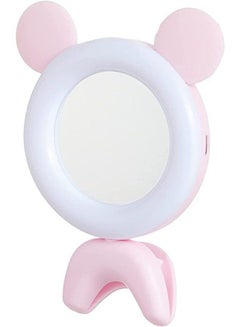 Buy Q18 Round Small Selfie Ring Light With Buckle - Pink in Egypt