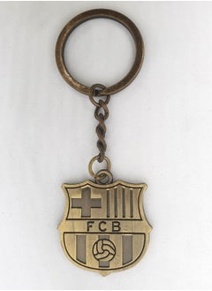 Buy Zinc Alloy Metal 3D Logo Keychain For Barcelona in UAE