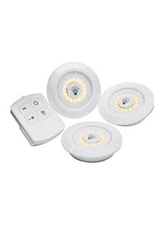 اشتري LED Circular Lamp With Battery And Remote Control White في مصر