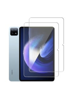 Buy Screen Protector for Xiaomi Pad 6/6 Pro, Pack of 2 Screen Protectors, 9H Tempered Glass Screen Protector in UAE