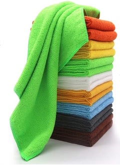 Buy 6pcs Highly Absorbent Microfiber Towels for Easy and Convenient Cleaning 30*30 in Saudi Arabia