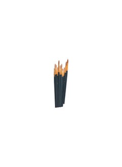 اشتري Yalong BJ-4 Set Of 12 Pieces Of Artist Paint Brushes With Durable Material, Suitable For School And Home في مصر