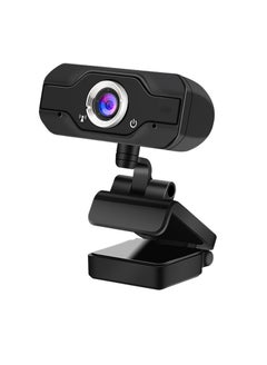اشتري 1080p HD Webcam, Streaming Computer Web Camera with Wide View Angle, Convenient Multi-purpose USB Computer Camera, Pc Webcam for Video Calling Recording, ( B5-1080P【360 degree rotation】) في السعودية