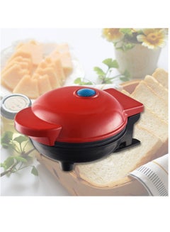 Buy Non-stick Sandwich Grill , Waffle Maker , Breakfast Machine , 350w Sandwich Maker/Panini Presses , Ultracompact Grill, Comfort with Barbecue Position, for Indoor Grilling , Red in Saudi Arabia