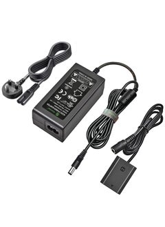 اشتري NP-FZ100 Dummy Battery Kit Power Supply AC Adapter Kit for Sony Alpha A6600, FX3, A7 III, A7R3, A7R IV, A7S III, A9, A9R, A9S, A7C, A1 Cameras, Replaces BC-QZ1 Battery في الامارات