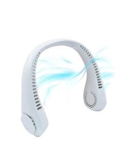 thumbnail interactive-video image 1 of 360° Bladeless Mini Handheld Fan – USB Rechargeable, Portable, 3 Speeds, 8-Hour Timer 1 of 5