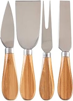 Buy Totally Bamboo 4-Piece Cheese Tool Set, Charcuterie Board Accessories in Egypt