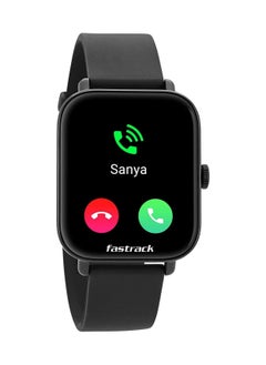 Buy TITAN Fastrack Reflex Vox 2 Black Smart Watch LCD Display BT calling Music Storage TWS Pairing in UAE