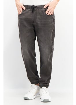 اشتري Men Regular Fit Washed Stretchable Denim Jeans, Grey في السعودية