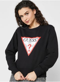 Buy Round Neck Graphic Sweatshirt in UAE