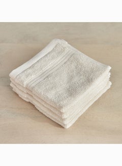 اشتري Jiva Naturally Fresh 4-Piece Face Towel Set 30x30 cm في الامارات