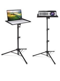 اشتري Projector Stand Laptop Tripod Stand Adjustable Height 17.7 to 47.2 Inch , Portable Projector Stand Tripod for Outdoor Movies-Detachable Computer DJ Equipment Holder Mount في الامارات