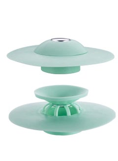 Buy Kitchen Sink Strainer,Filter Hair Catcher Net Bath Tub Stopper Plug Anti Clogging Sink Drain Mesh Covers Sieve For Bathroom, Fit For Bathroom, Bathtub And Kitchen (Color: Light Green, 2 pcs) in Saudi Arabia