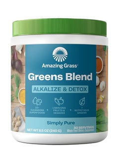 Buy Alkalize & Detox Green SuperFood - 8.5 oz (240 gm )30 Servings in UAE