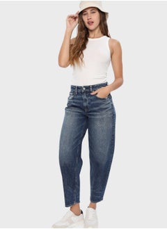 Buy High Waist Balloon Jeans in Saudi Arabia