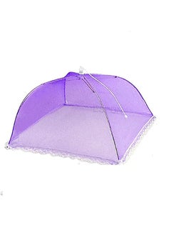 Buy Mesh Food Cover Tent [ Large Size ] Umbrella Food Cover [ Avoid flys and insects flying into your food ][ Camping Utensil ] (Purple) in UAE