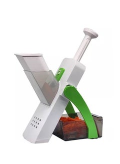 اشتري Adjustable Slicer Professional Grater with 304 Stainless Steel Blades Vegetable Cutter Kitchen Accessories في الامارات